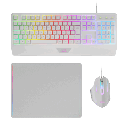 COMBO MARS GAMING MCP 124 BLACK/WHITE